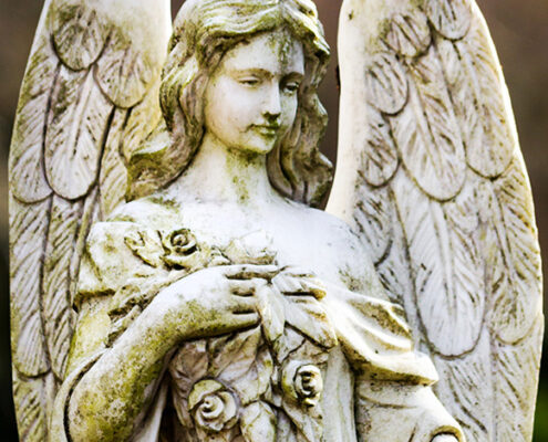 fotokurs friedhof berlin: engelsfigur