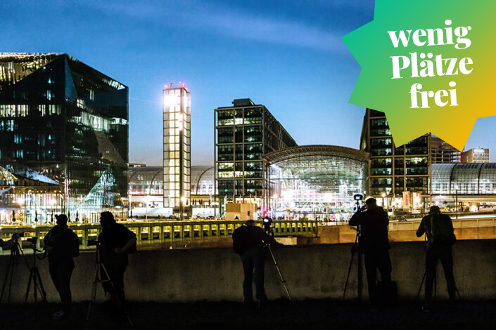 Wenig Plätze frei im Fotokurs Nachtfotografie Berlin